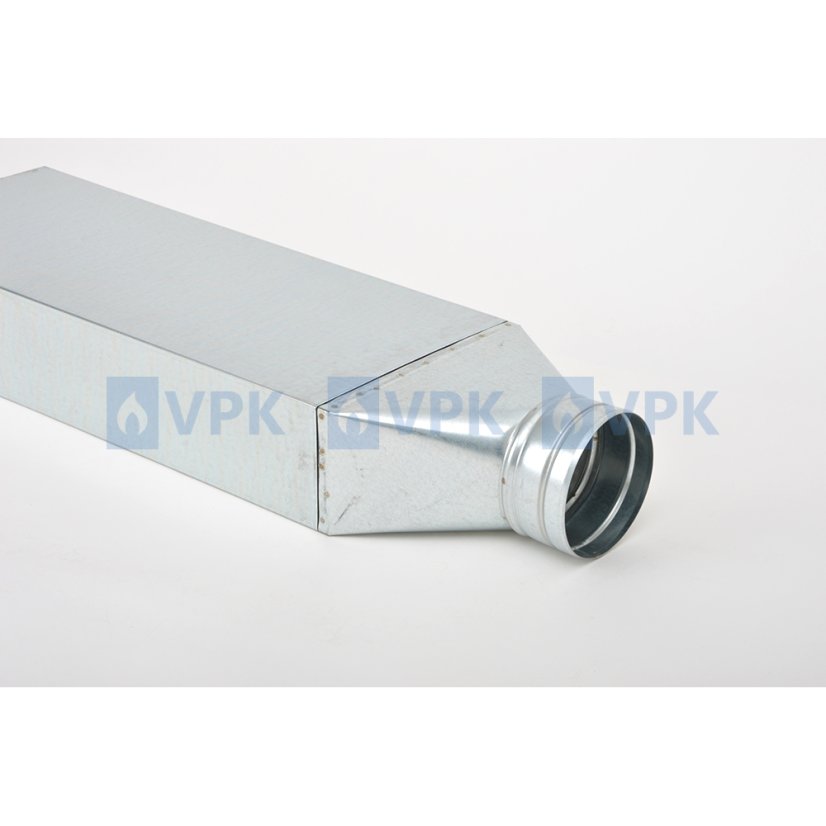 Redukcia na potrubie ø100 mm asymetrická (200x90 mm)