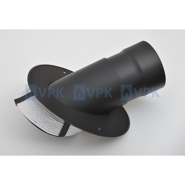 KC20 - Prechodka ø150 mm 45° (vsuvná) pre komíny ø180 mm