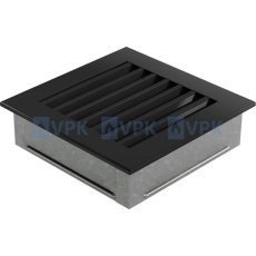 Ventilačná mriežka Fresh 17x17 cm - čierna