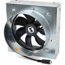 Ventilátor do mřížky Standard 17x17 cm s čidlem - ø125 mm