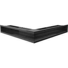 Ventilační otvor LUFT rohový 560x560x90 mm - černý