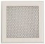 Ventilačná mriežka 16x16 cm - krémový brokát