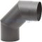 KA20 - Koleno dymovodu 90° / ø150 mm - pevné - antracit