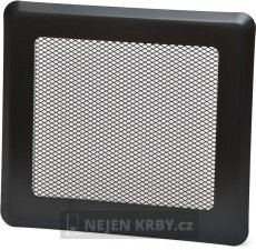 Ventilačná mriežka 175x195 mm - čierna