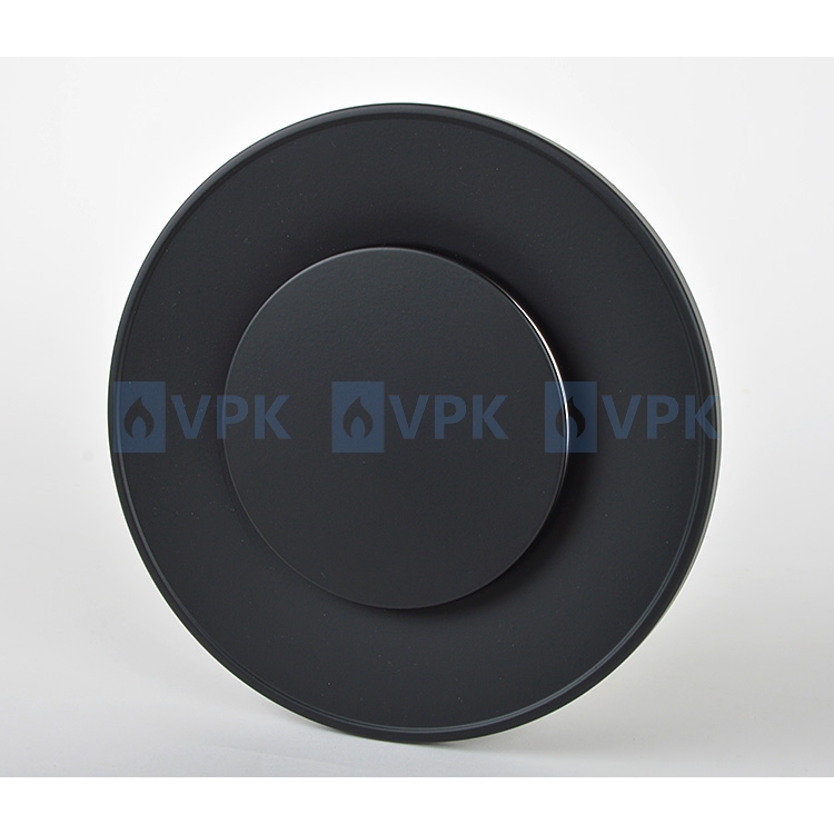 Ventilační talíř výfukový ASV ø150 mm - černý