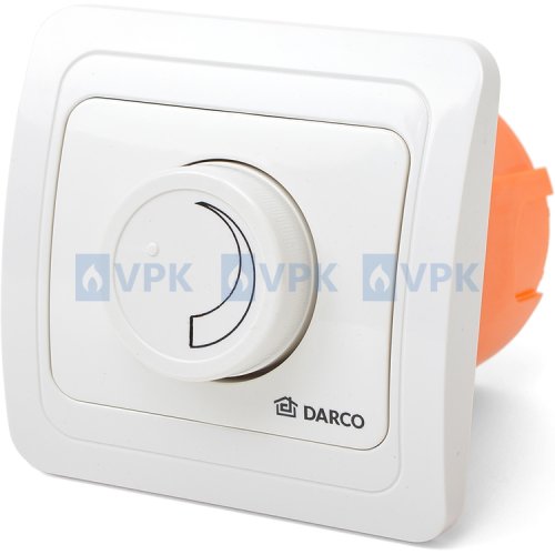 Regulátor otáček Darco RO-200 (podomítkový) pro teplovzdušné ventilátory AN a komínové ventilátory GCK