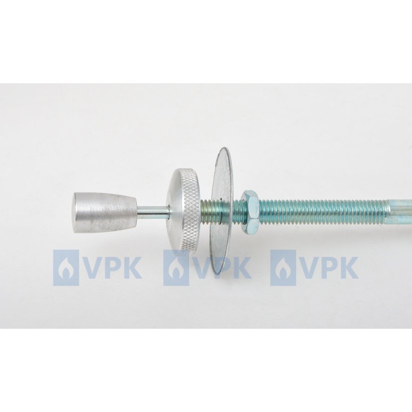 Klapka ø150 mm s těsněním - ovládání bovdenem