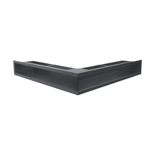 Ventilačný otvor LUFT rohový 560x560x90 mm - grafit