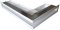 Ventlab - ventilační otvor rohový pravý 300x500x70 mm - bílý