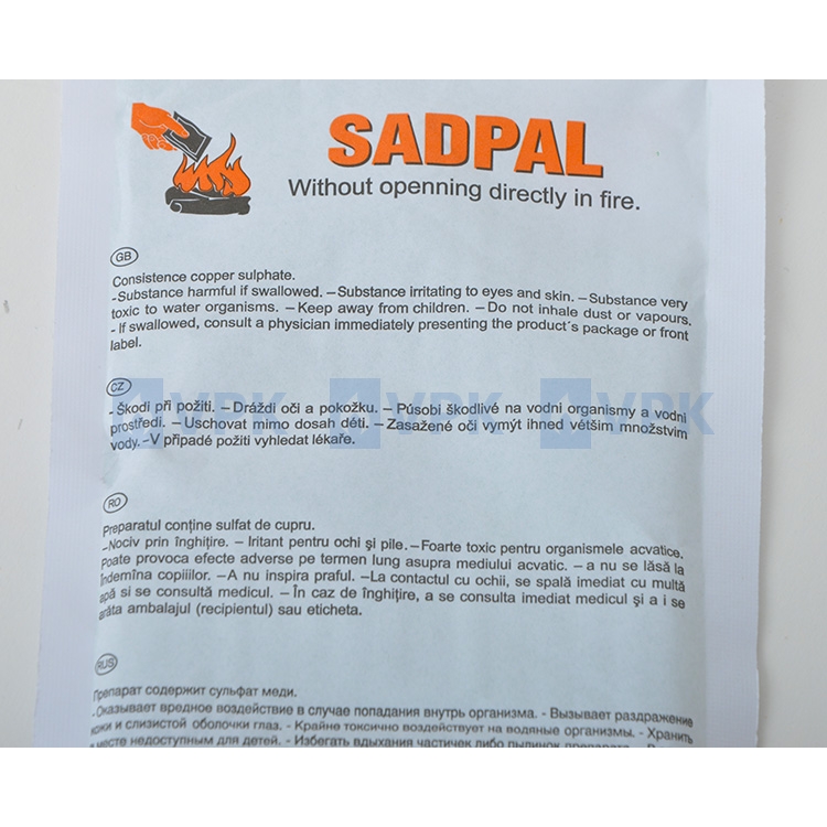 Přípravek pro odstraňování sazí Sadpal II (10x100 g)