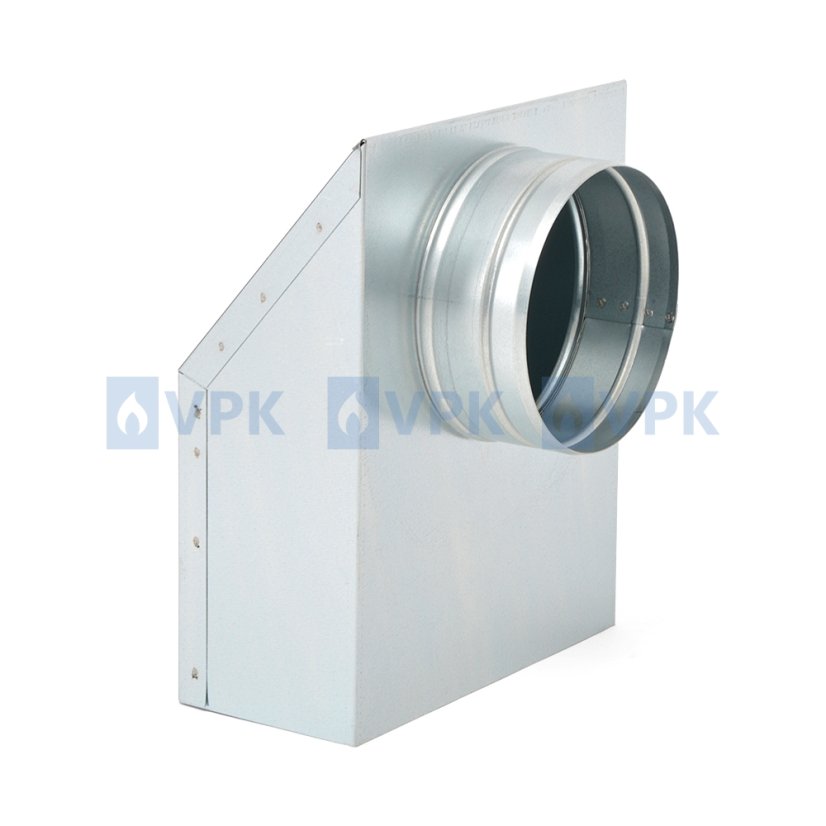 Redukce 90° na potrubí ø125 mm (200x90 mm)