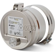 Regulátor ťahu komína Darco RCO-EX – inštalácia na T-kus dymovodu ø150 mm