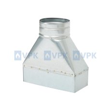 Redukcia na potrubie ø100 mm asymetrická (200x90 mm)