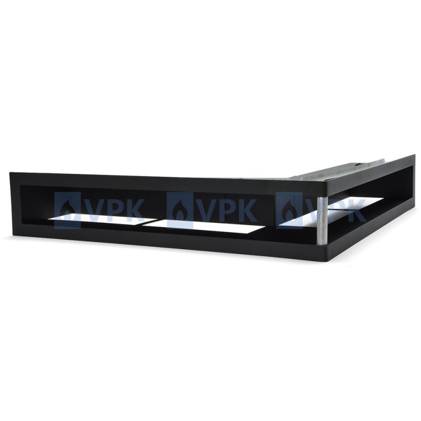 Ventlab - ventilačný otvor rohový 500x500x100 mm - čierny