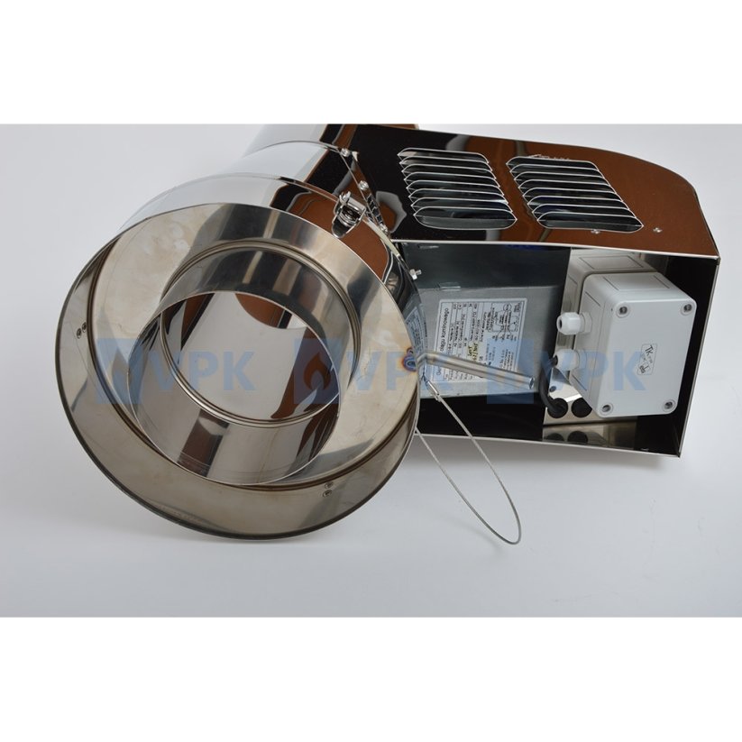 Komínový ventilátor Darco GCK ø150 mm - pre inštaláciu na dvojplášťový nerezový komín