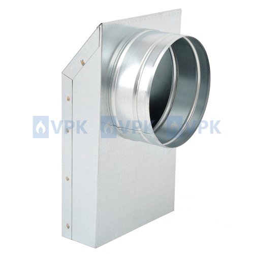 Redukcia 90° na potrubie ø125 mm (150x50 mm)