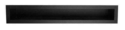 Ventlab V-Open - ventilačný otvor rovný 600x100 mm - čierny