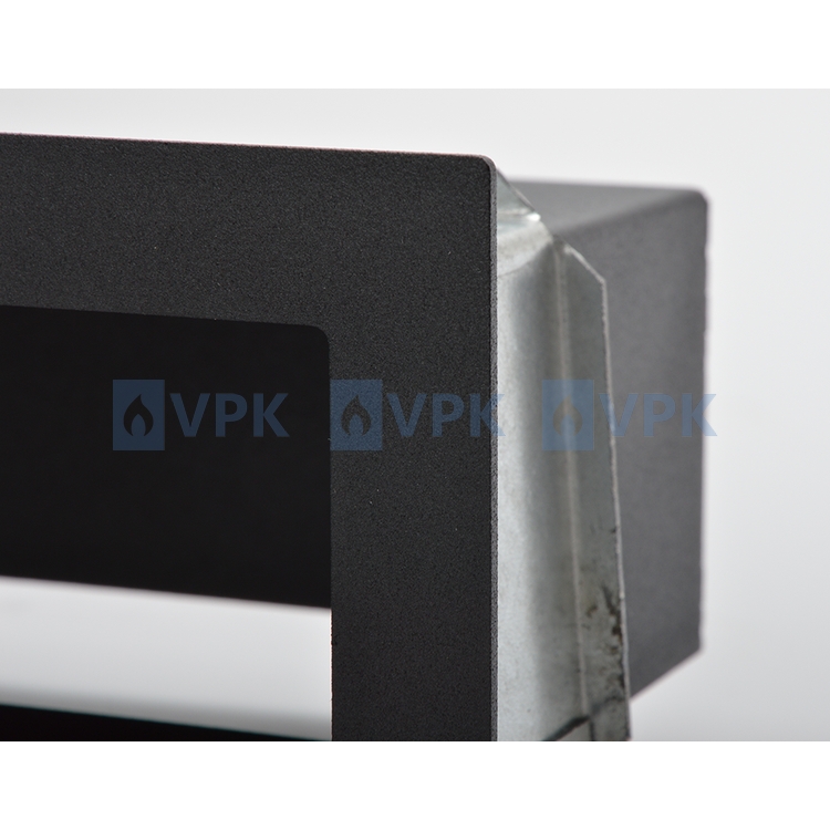 Ventlab - ventilačný otvor rohový 500x500x100 mm - čierny