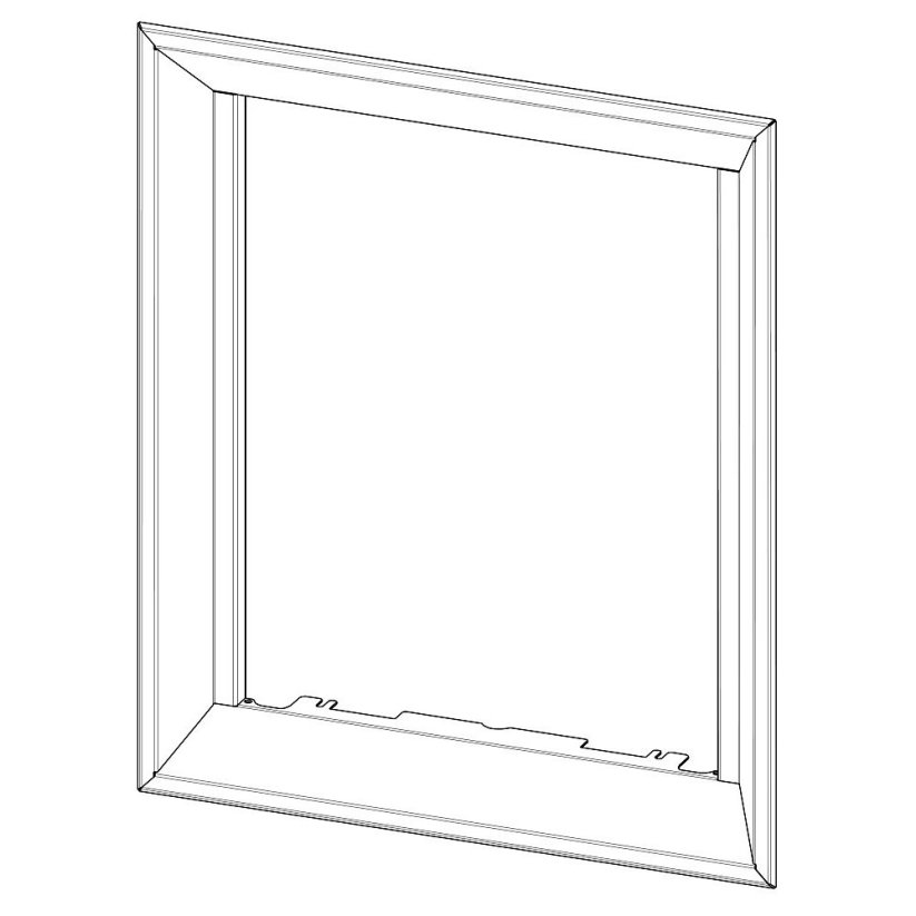 Romotop - RÁMEK D2L RAM04N krycí polohluboký