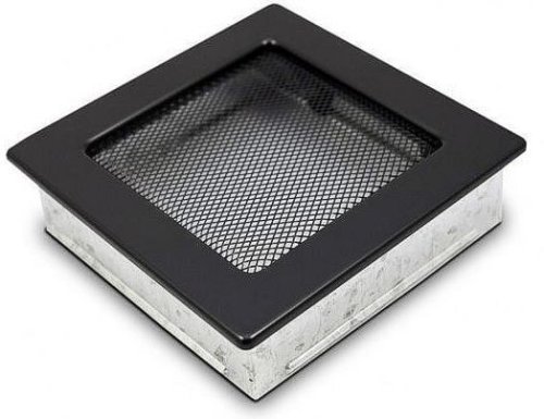 Ventilačná mriežka Standard 17x17 cm - čierna
