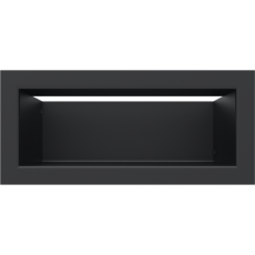 Ventilačný otvor LUFT 90x200 mm - čierny