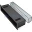 Ventlab V-Open - ventilačný otvor rovný 450x100 mm - čierny