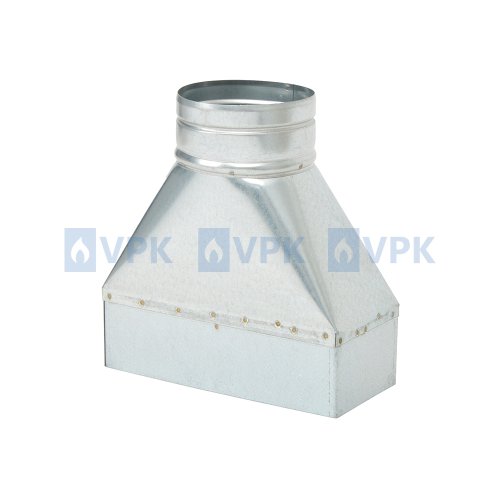 Redukce na potrubí ø100 mm asymetrická (200x90 mm)