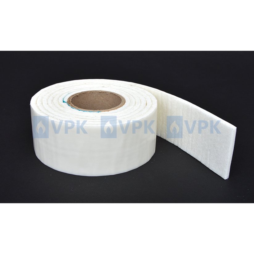 Izolační samolepící páska SILCAWOOL 50x5 mm (délka 1 bm)