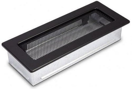 Ventilačná mriežka Standard 11x24 cm - čierna
