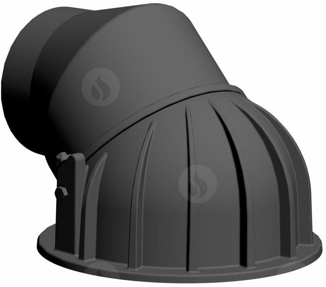 Romotop - Otočná kopule s kolenem 180