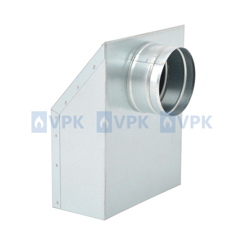 Redukcia 90° na potrubie ø100 mm (200x90 mm)