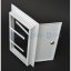 Komínové dvierka - 155x290 mm biele