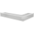 Ventilační otvor LUFT rohový levý 600x400x90 mm - bílý