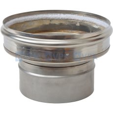 KN10400598 - Přechodka ø180 mm (po vodě, převlečná) pro komíny ø200/240 mm (vnitřní/vnější ø hrdla)