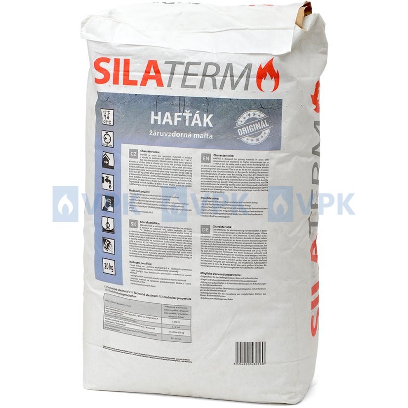 Kachliarska malta Silaterm HAFŤÁK (20 kg)