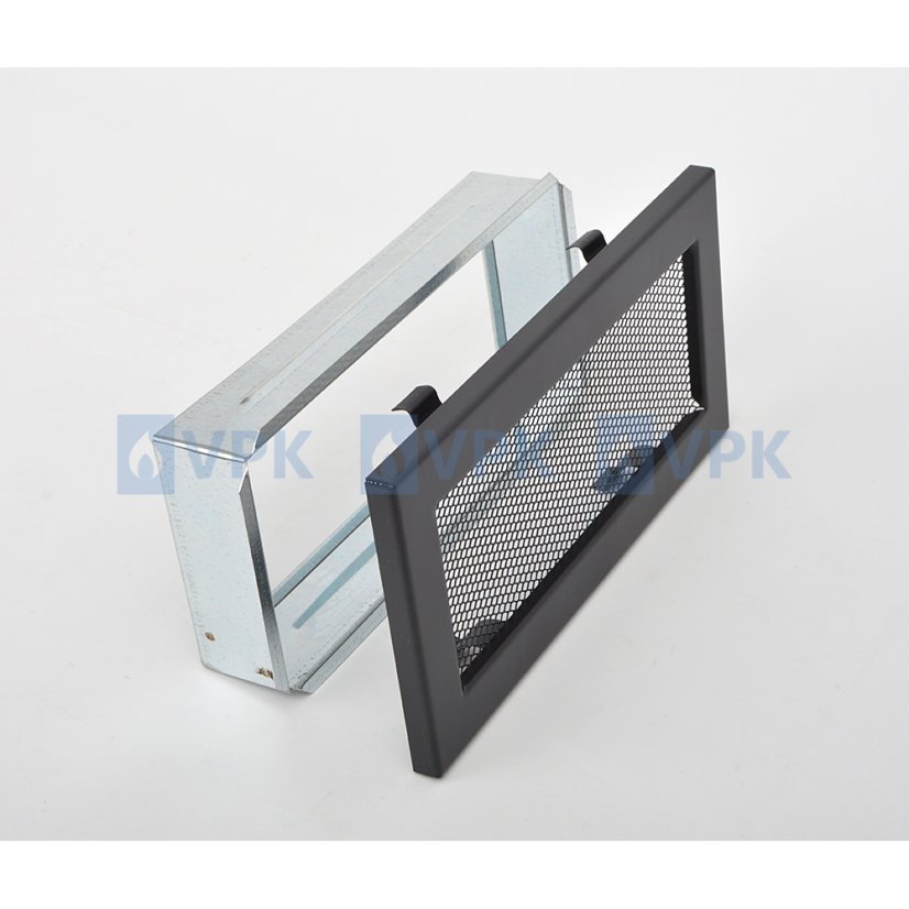 Ventilačná mriežka - čierna (200x90 mm)