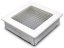 Ventilační mřížka Standard 17x17 cm - bílá