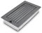 Ventilační mřížka Standard 17x30 cm s žaluzií - grafit