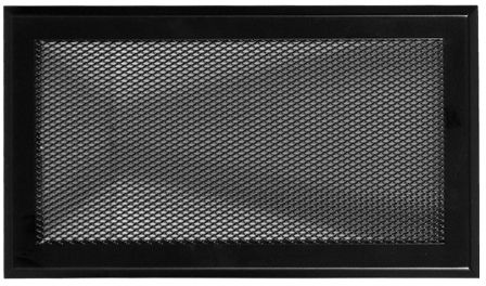 Ventilační mřížka 16x32 cm - černá