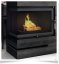 Ventilační otvor LUFT rohový pravý 547x766x60 mm - černý