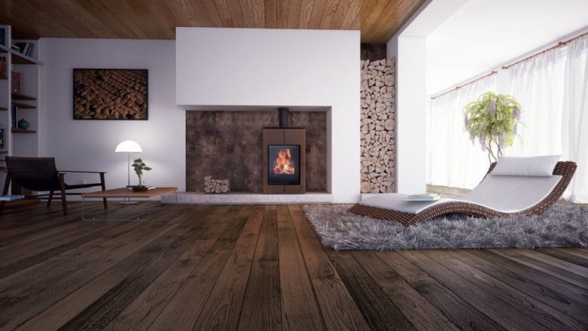 AQUAFLAM VARIO - SAPORO 11/5 kW (hnedá - zamatová)