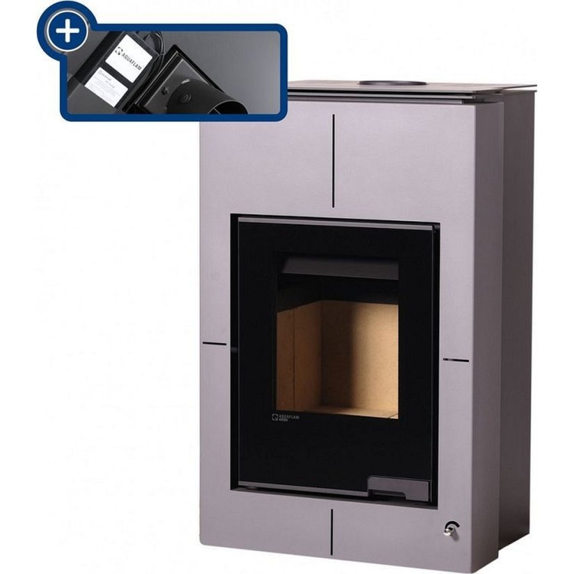 AQUAFLAM VARIO - SAPORO 11/5 kW (sivá) elektronická regulácia