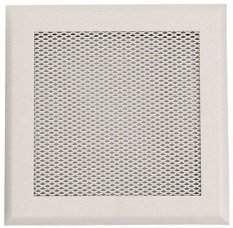 Ventilačná mriežka 16x16 cm - krémový brokát