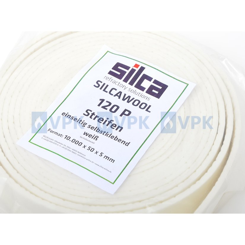 Izolačná samolepiaca páska SILCAWOOL 50x5 mm (dĺžka 1 m)