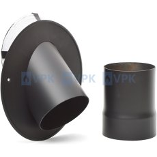 KA20 - Prechodka ø150 mm 45° (vsuvná) pre komíny ø180 mm - antracit
