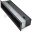 Ventlab V-Open - ventilačný otvor rovný 450x100 mm - čierny