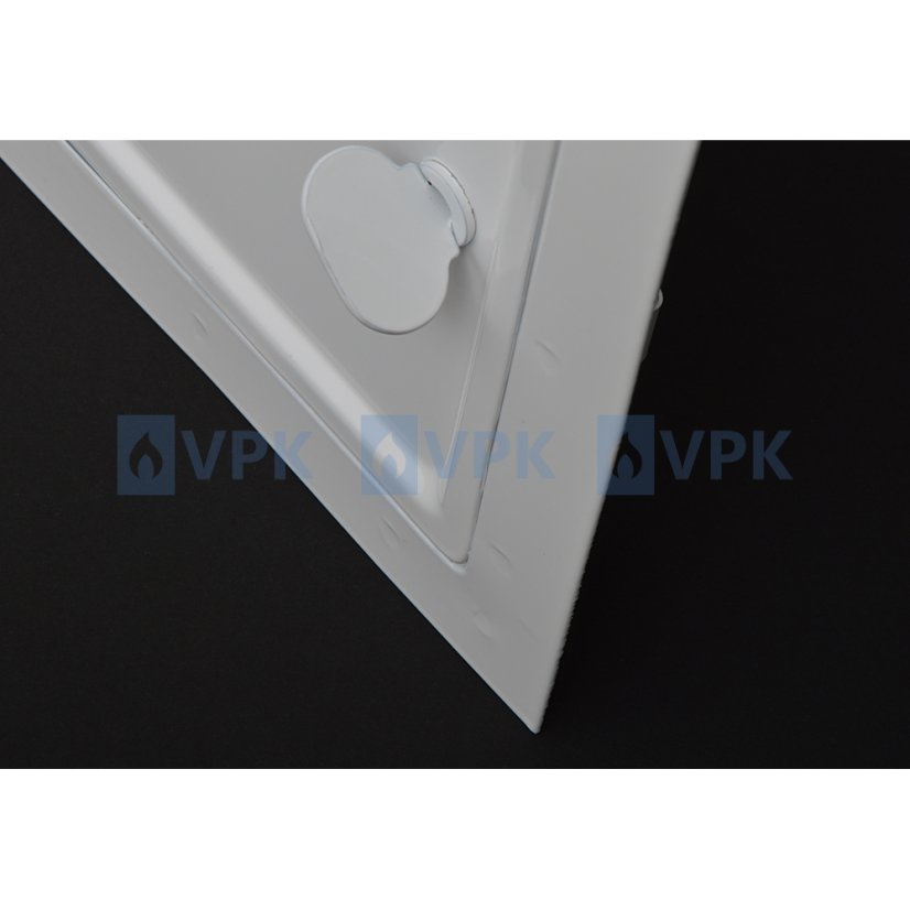 Komínové dvierka 140x140 mm - biele (malé)