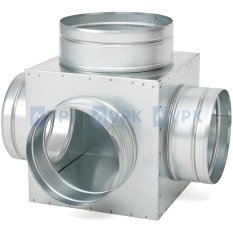 Rozbočovacia skrinka pozink ø150 / 4x ø125 mm