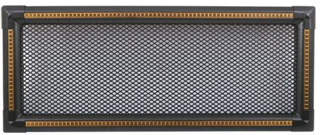 Ventilačná mriežka Exclusive 16x45 cm - grafit / mosadz patina