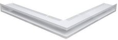 Ventilačný otvor LUFT rohový 560x560x60 mm - biely